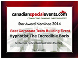 T2014 Best Corporate Team Building Event Nominee